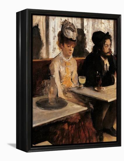 The Absinthe Absinthe Drinker-Edgar Degas-Framed Premier Image Canvas