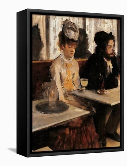 The Absinthe Absinthe Drinker-Edgar Degas-Framed Premier Image Canvas