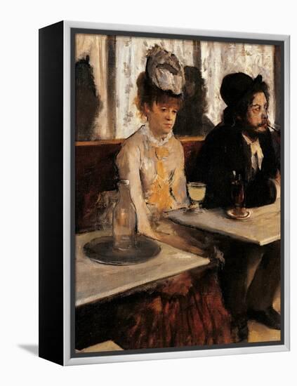 The Absinthe Absinthe Drinker-Edgar Degas-Framed Premier Image Canvas