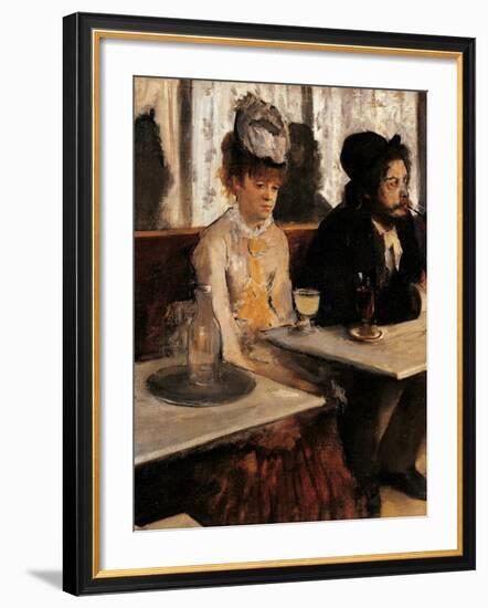 The Absinthe Absinthe Drinker-Edgar Degas-Framed Giclee Print