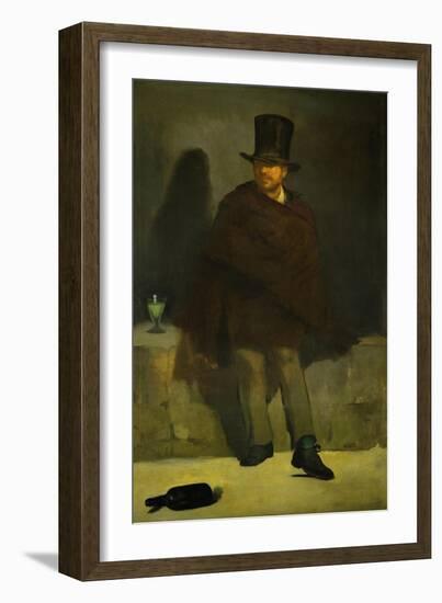 The Absinthe Drinker, 1858-59-Edouard Manet-Framed Giclee Print