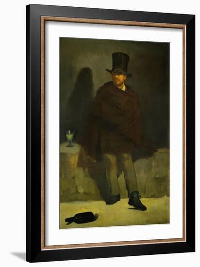 The Absinthe Drinker, 1858-59-Edouard Manet-Framed Giclee Print