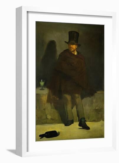 The Absinthe Drinker, 1858-59-Edouard Manet-Framed Giclee Print