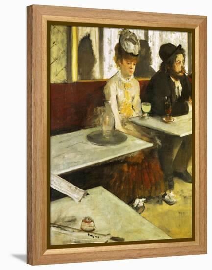 The Absinthe Drinker Or Glass of Absinthe, 1876-Edgar Degas-Framed Premier Image Canvas