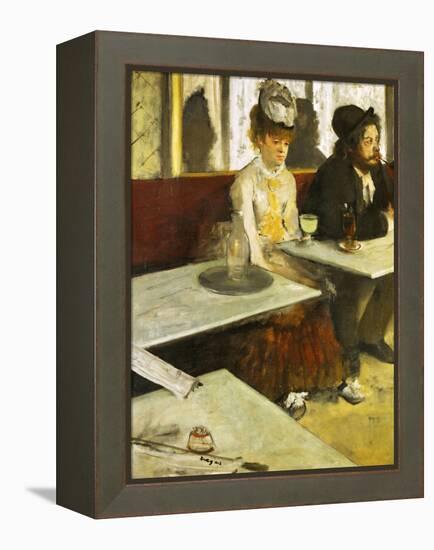 The Absinthe Drinker Or Glass of Absinthe, 1876-Edgar Degas-Framed Premier Image Canvas