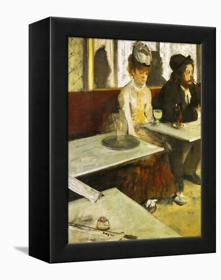 The Absinthe Drinker Or Glass of Absinthe, 1876-Edgar Degas-Framed Premier Image Canvas