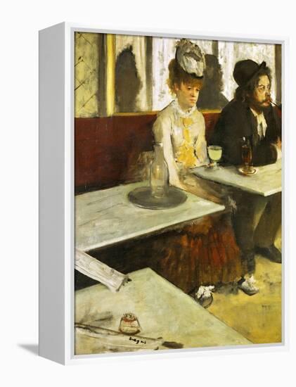 The Absinthe Drinker Or Glass of Absinthe, 1876-Edgar Degas-Framed Premier Image Canvas