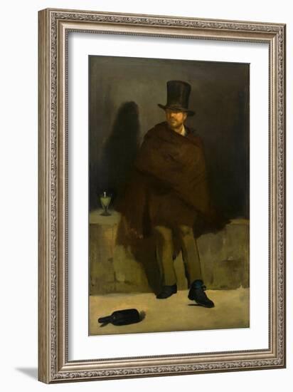 The Absinthe Drinker-Edouard Manet-Framed Giclee Print