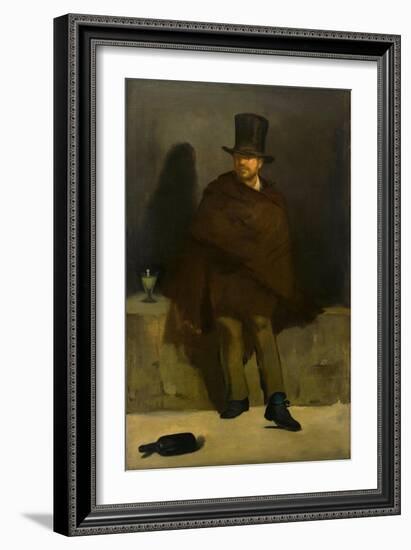 The Absinthe Drinker-Edouard Manet-Framed Giclee Print