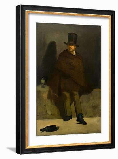 The Absinthe Drinker-Edouard Manet-Framed Giclee Print