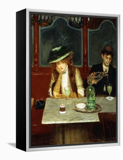 The Absinthe Drinkers, 1908-Jean Béraud-Framed Premier Image Canvas