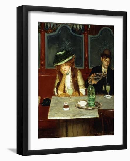 The Absinthe Drinkers, 1908-Jean Béraud-Framed Giclee Print