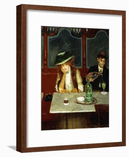 The Absinthe Drinkers, 1908-Jean Béraud-Framed Giclee Print