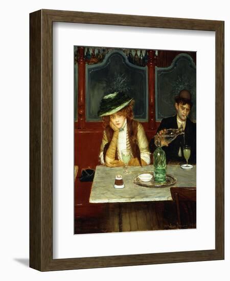 The Absinthe Drinkers, 1908-Jean Béraud-Framed Giclee Print