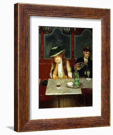 The Absinthe Drinkers, 1908-Jean Béraud-Framed Giclee Print