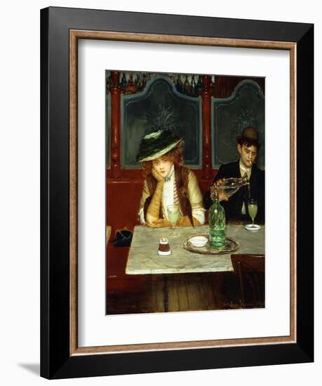 The Absinthe Drinkers, 1908-Jean Béraud-Framed Giclee Print