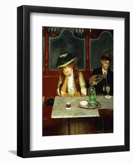 The Absinthe Drinkers, 1908-Jean Béraud-Framed Giclee Print