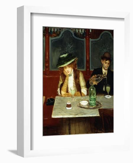 The Absinthe Drinkers, 1908-Jean Béraud-Framed Giclee Print