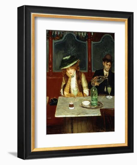 The Absinthe Drinkers, 1908-Jean Béraud-Framed Giclee Print