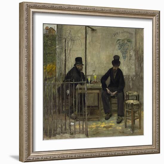 The Absinthe Drinkers (Les Declasses), 1881-Jean Francois Raffaelli-Framed Giclee Print