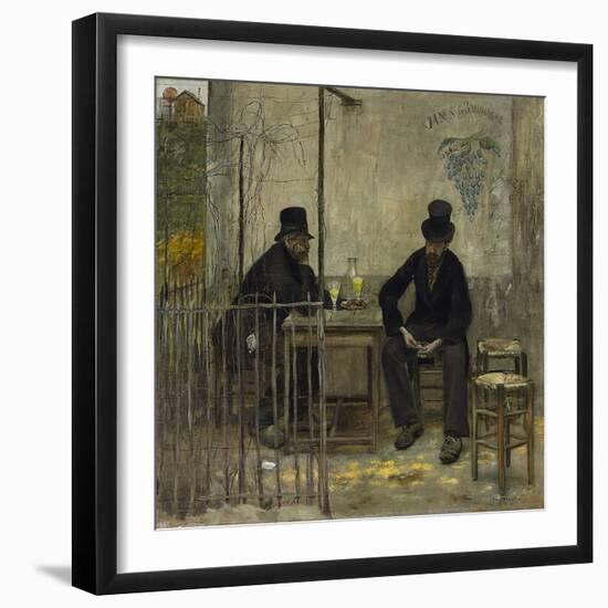 The Absinthe Drinkers (Les Declasses), 1881-Jean Francois Raffaelli-Framed Giclee Print