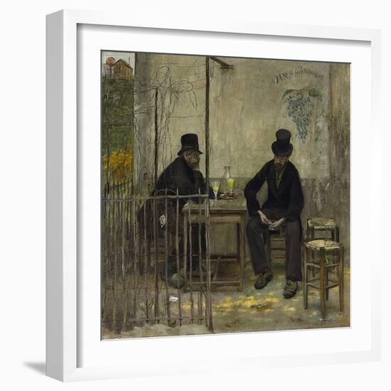 The Absinthe Drinkers (Les Declasses), 1881-Jean Francois Raffaelli-Framed Giclee Print