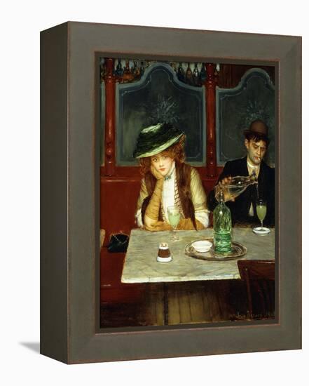 The Absinthe Drinkers-Jean Béraud-Framed Premier Image Canvas