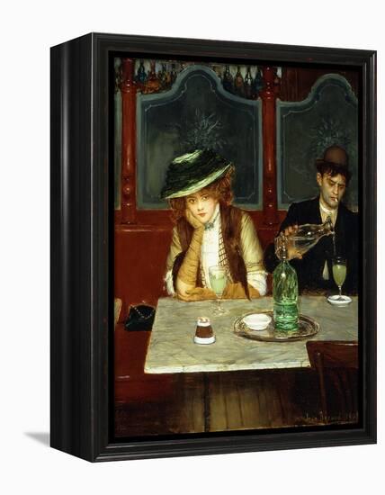 The Absinthe Drinkers-Jean Béraud-Framed Premier Image Canvas