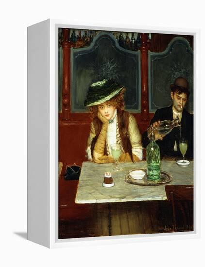 The Absinthe Drinkers-Jean Béraud-Framed Premier Image Canvas