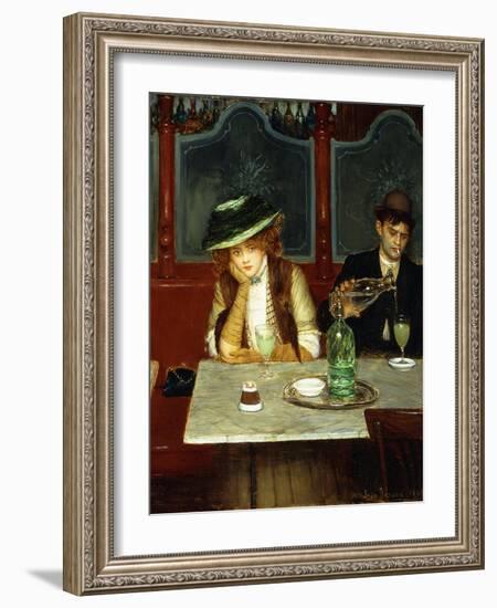 The Absinthe Drinkers-Jean Béraud-Framed Giclee Print