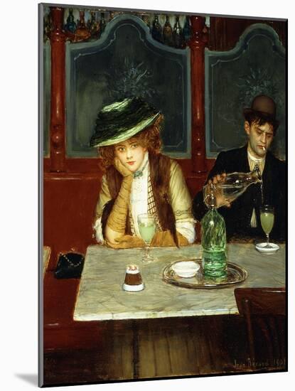 The Absinthe Drinkers-Jean Béraud-Mounted Giclee Print