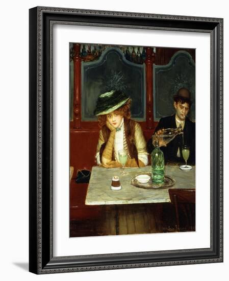 The Absinthe Drinkers-Jean Béraud-Framed Giclee Print