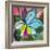 The Abstract Flowers Drawn On A Paper-balaikin2009-Framed Art Print