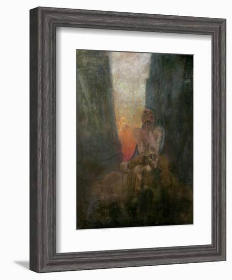 The Abyss, 1899-Alphonse Mucha-Framed Giclee Print