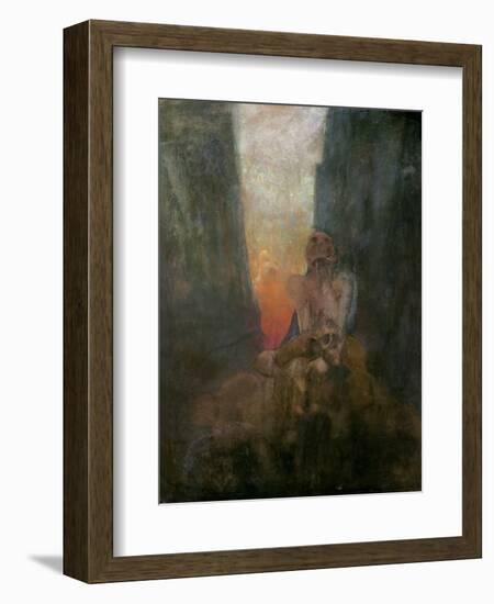 The Abyss, 1899-Alphonse Mucha-Framed Giclee Print