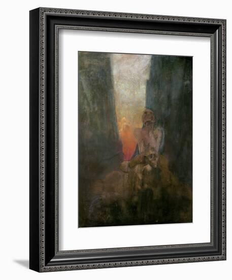 The Abyss, 1899-Alphonse Mucha-Framed Giclee Print