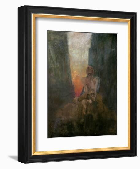 The Abyss, 1899-Alphonse Mucha-Framed Giclee Print