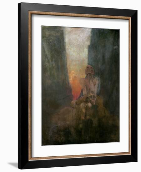 The Abyss, 1899-Alphonse Mucha-Framed Giclee Print