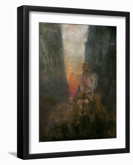 The Abyss, 1899-Alphonse Mucha-Framed Giclee Print