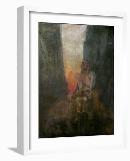 The Abyss, 1899-Alphonse Mucha-Framed Giclee Print
