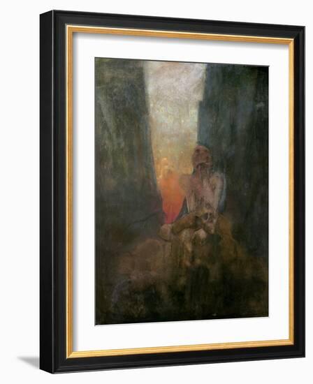 The Abyss, 1899-Alphonse Mucha-Framed Giclee Print