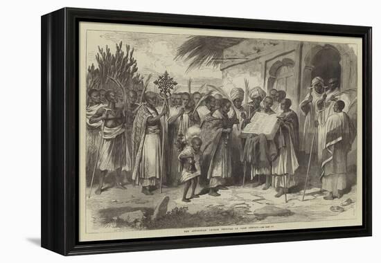 The Abyssinian Church Festival of Palm Sunday-null-Framed Premier Image Canvas