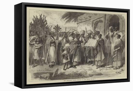 The Abyssinian Church Festival of Palm Sunday-null-Framed Premier Image Canvas