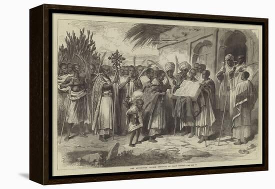 The Abyssinian Church Festival of Palm Sunday-null-Framed Premier Image Canvas