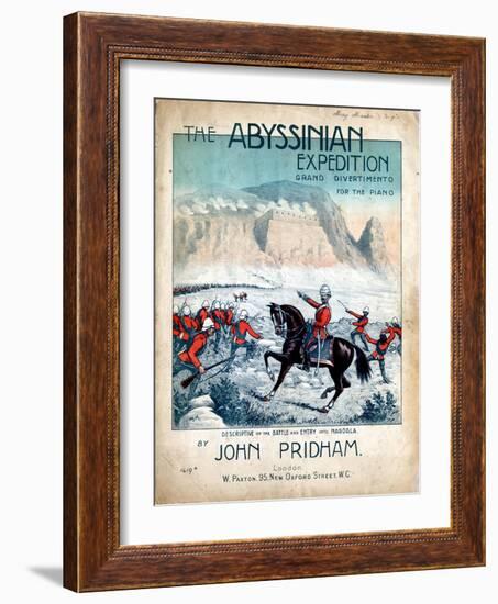 The Abyssinian Expedition, 1868-null-Framed Giclee Print