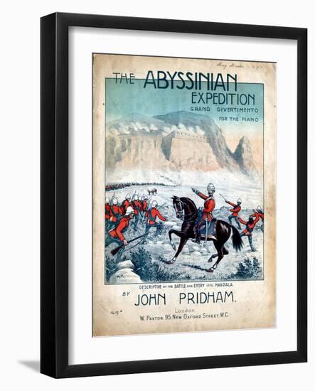 The Abyssinian Expedition, 1868-null-Framed Giclee Print