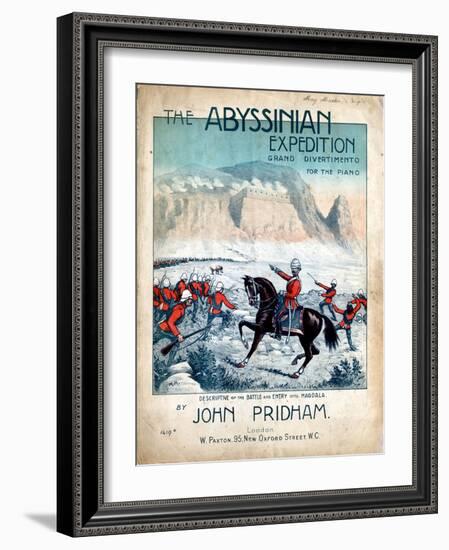 The Abyssinian Expedition, 1868-null-Framed Giclee Print