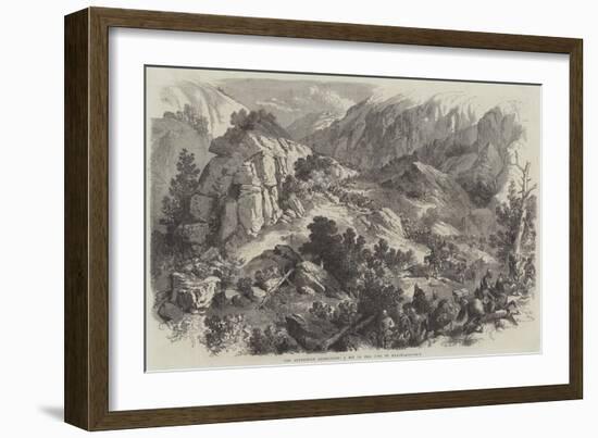 The Abyssinian Expedition, a Bit of the Line of March-null-Framed Giclee Print
