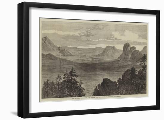 The Abyssinian Expedition, the British Camp at Senafe on Christmas Day-null-Framed Giclee Print