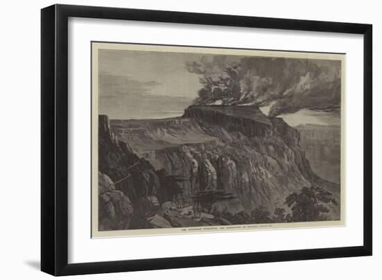 The Abyssinian Expedition, the Destruction of Magdala-null-Framed Giclee Print